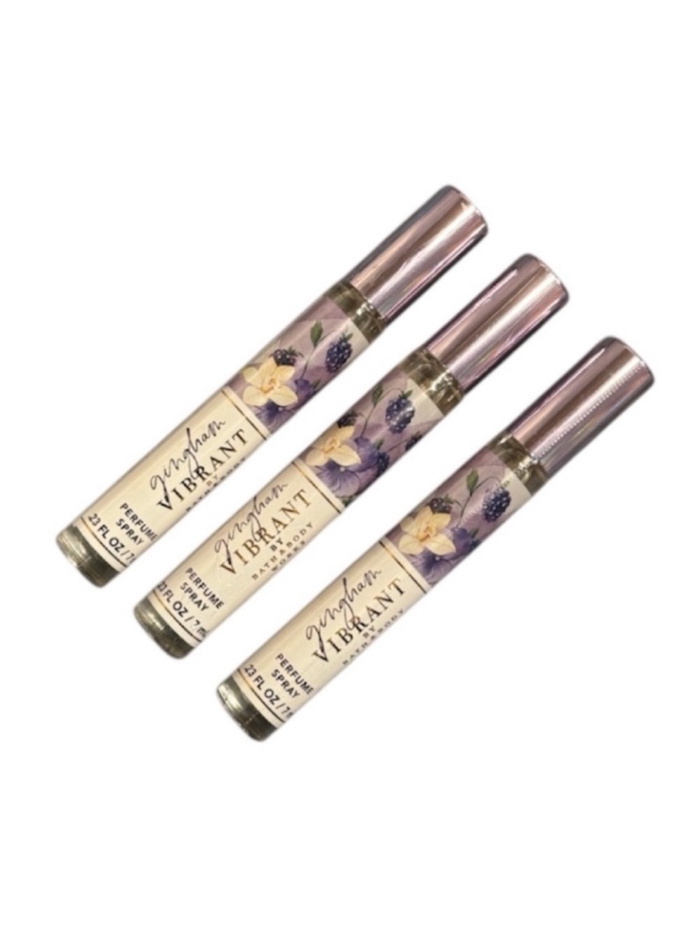 3 Gingham Vibrant Travel Spray